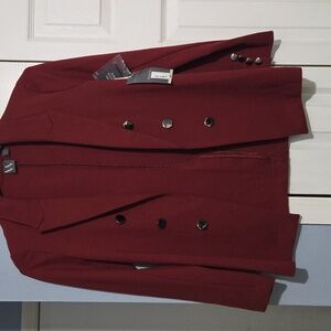 Worthington Burgundy Jacket with Silver Accents